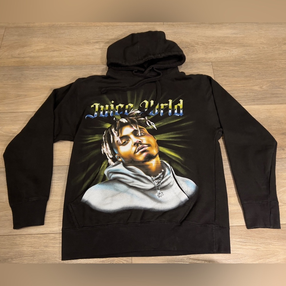 Juice Wrld Black Hoodie Size Small